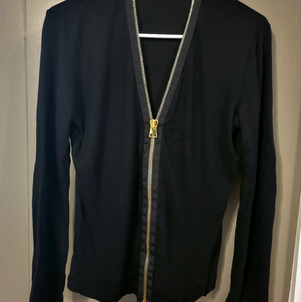 Tom Ford Knit Zip Front Top S/M